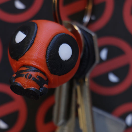 Deadpool Keychain Charm with Built-in Storage